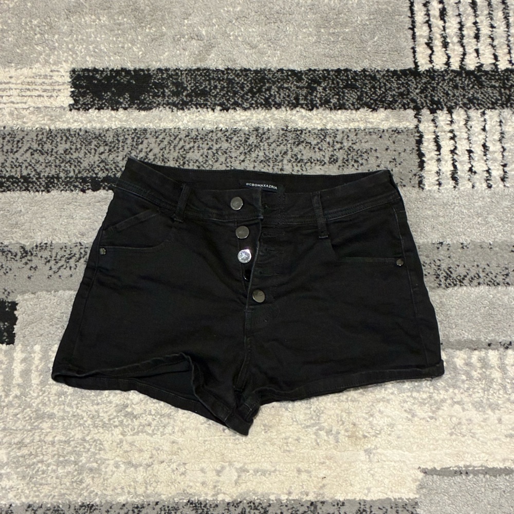 BCBGMaxAzria Charcoal Denim Skirt